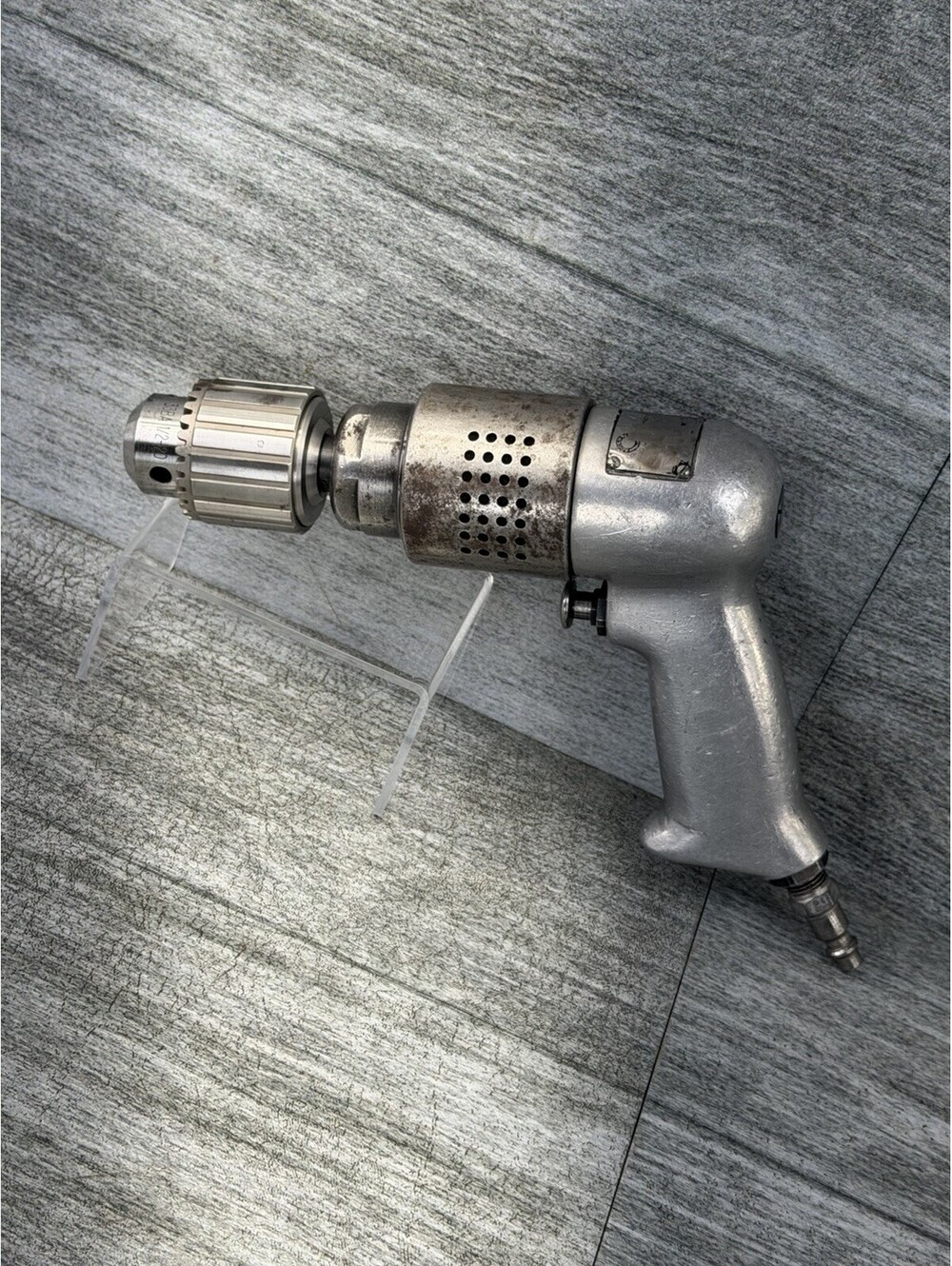 VTG Rockwell Aircraft Air Drill Motor Jacobs 1/2-20 Chuck Heavy Duty Metal USA